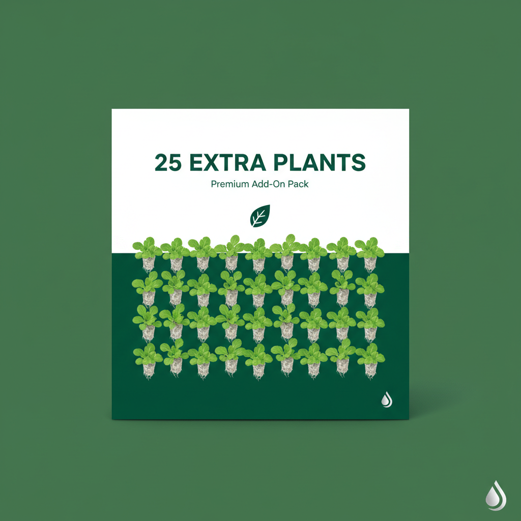 25 Extra Plants Add-On for Vertical Hydroponic Garden System